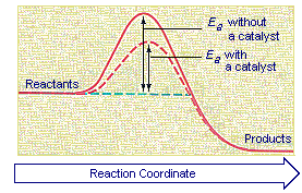 activation energy graph with catalyst